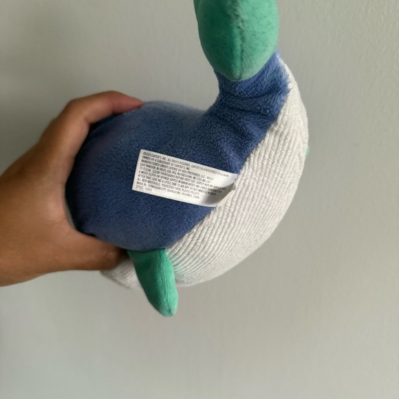 Carter's Soft Blue and Green Whale Plush - Picture 3 of 4